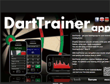 Tablet Screenshot of darttrainer-app.com